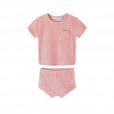 18BABY 20K: 2 Piece Ribbed Top & Short Set (6-18 Months)